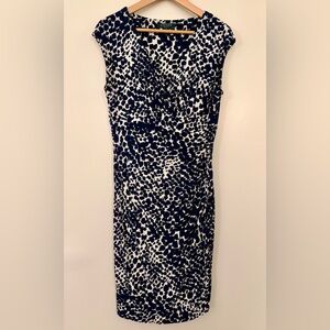 Ralph Lauren Navy and White Dress